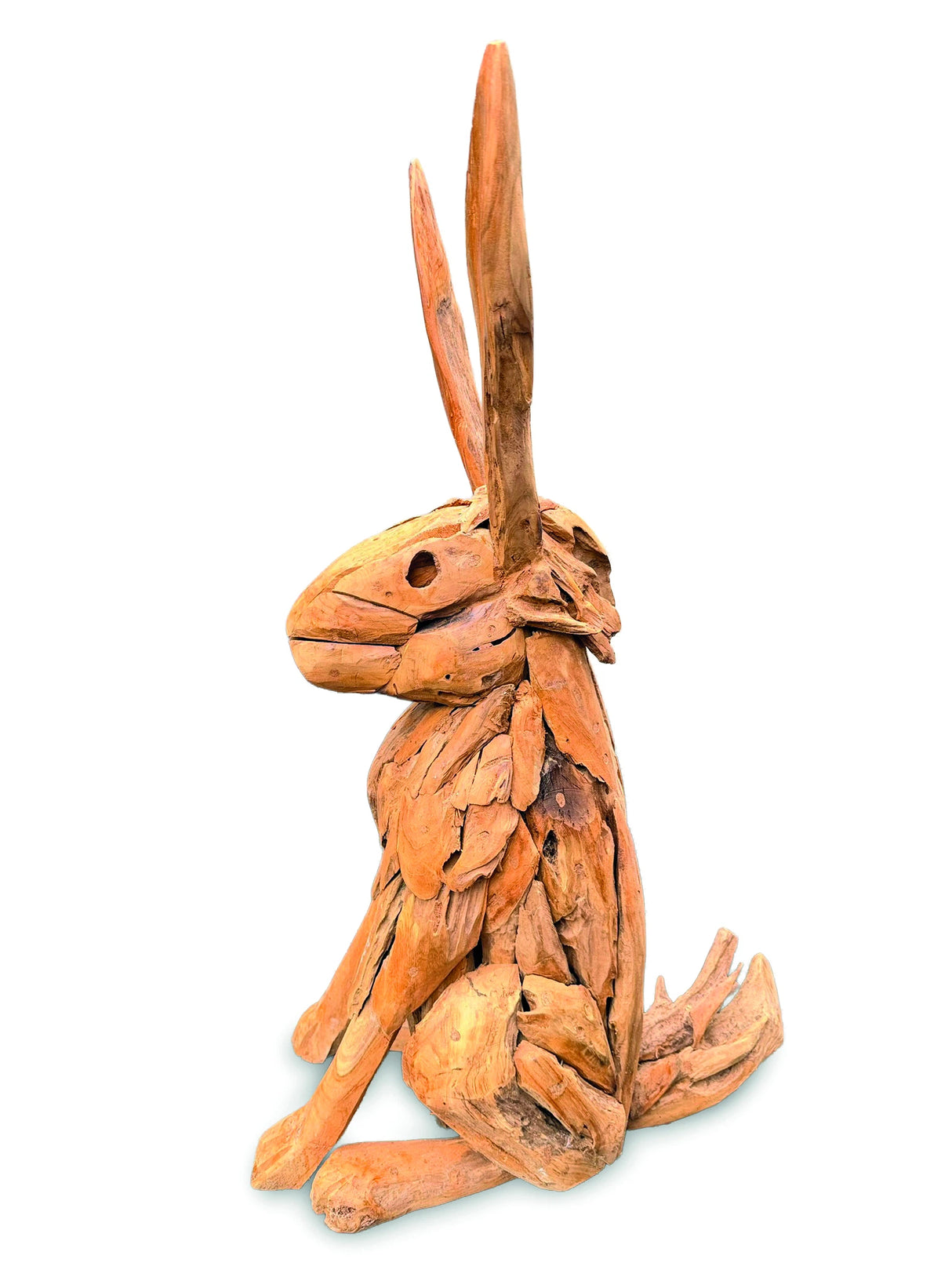 Teak Root Hare H80cm