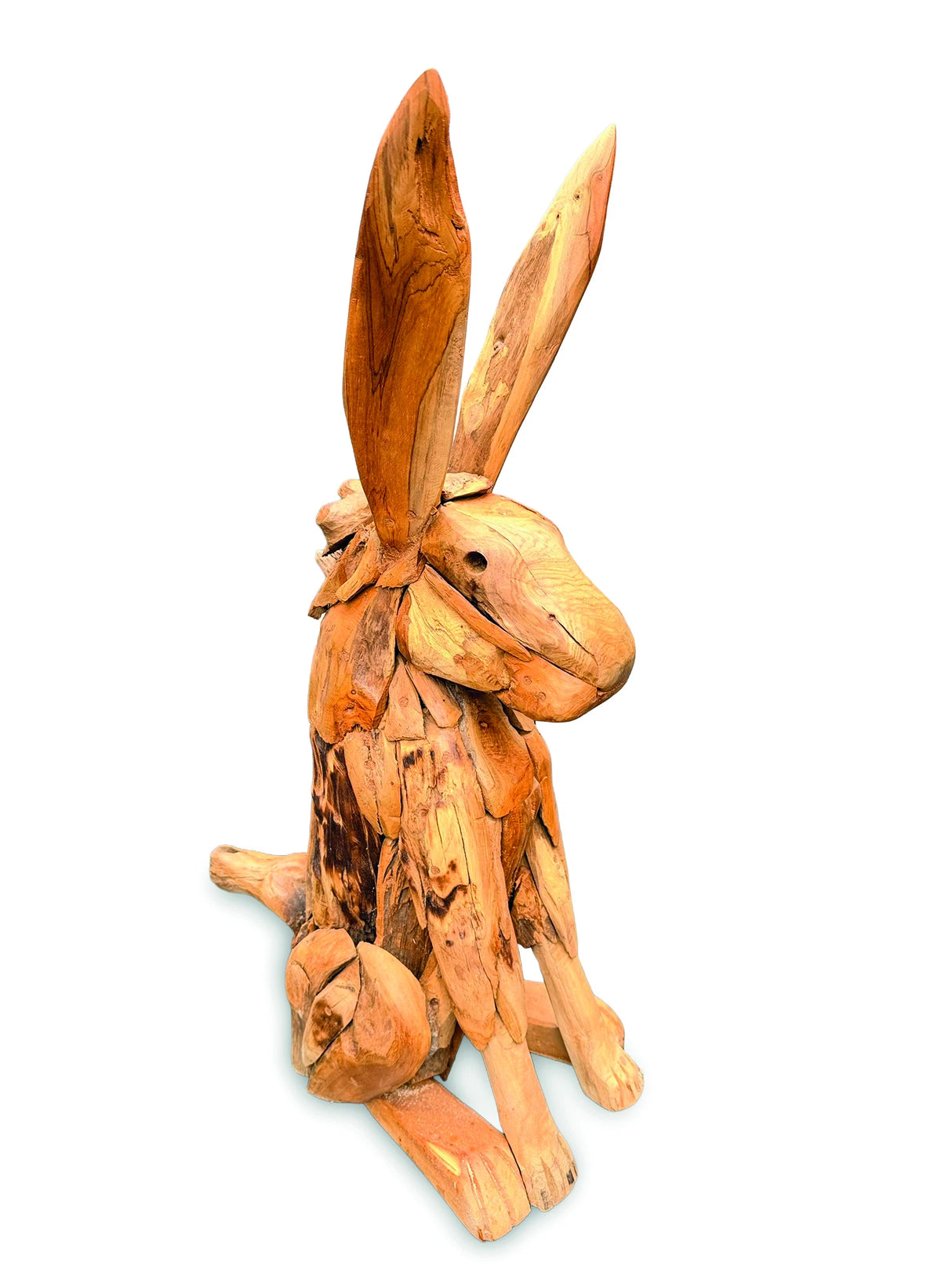 Teak Root Hare H80cm