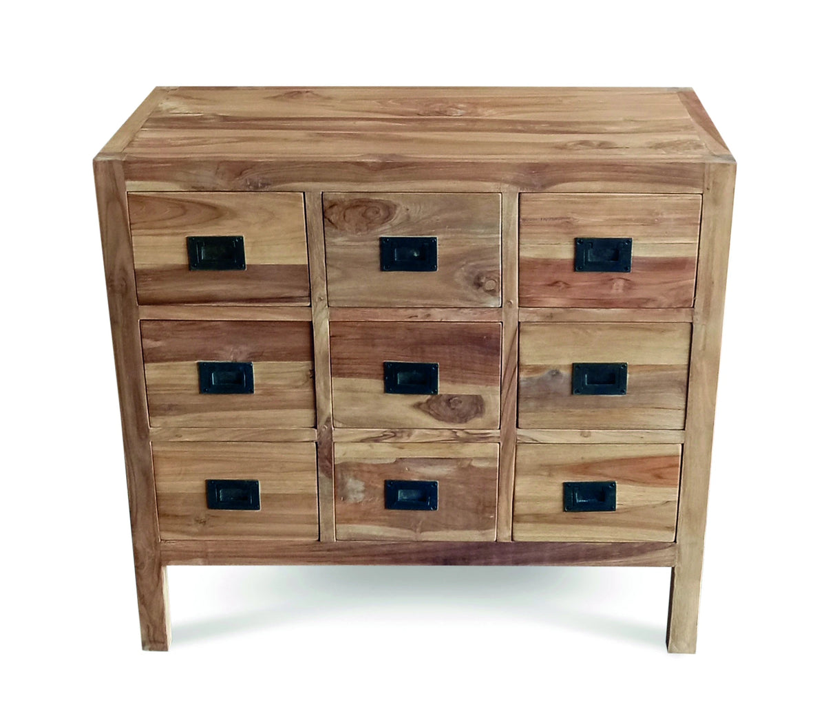 Reclaimed Teak Cabinet 9 Drawers