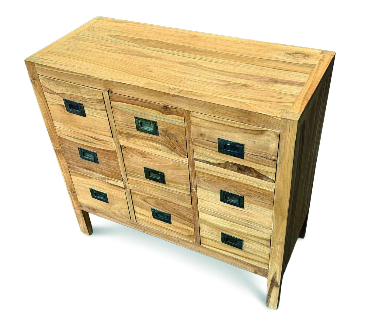 Reclaimed Teak Cabinet 9 Drawers