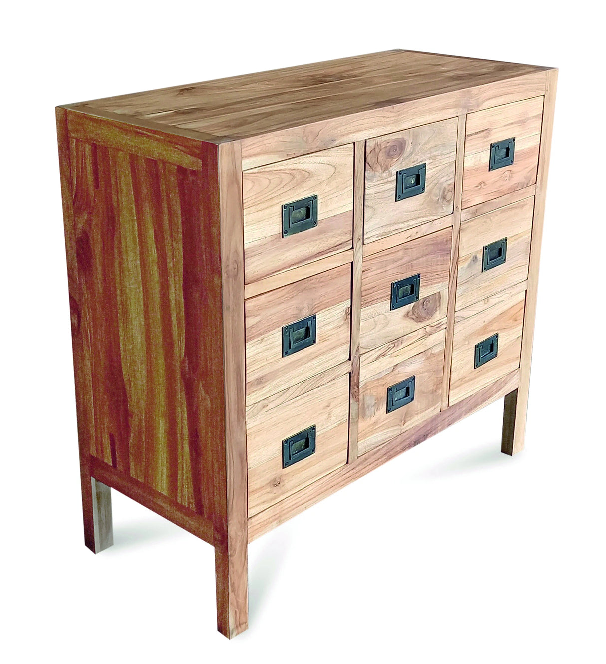 Reclaimed Teak Cabinet 9 Drawers