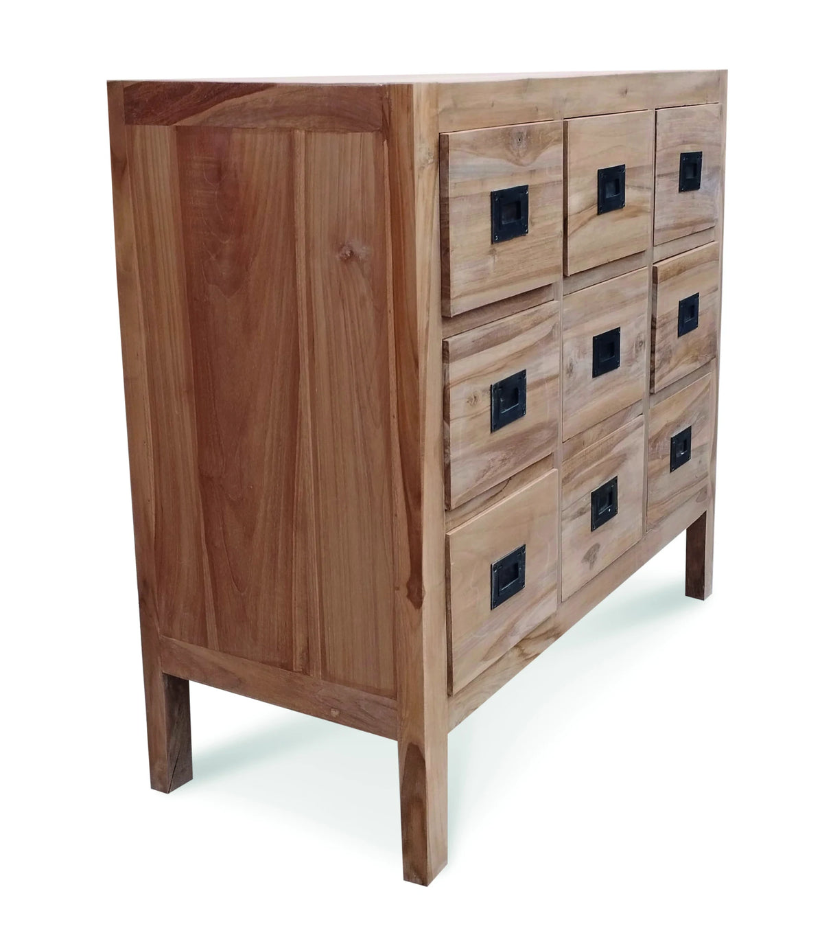 RECLAIMED TEAK CABINET 9 DRAWERS