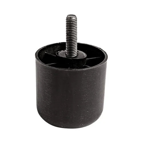 M8 Threaded Plastic Moulded Foot H25mm_D40mm