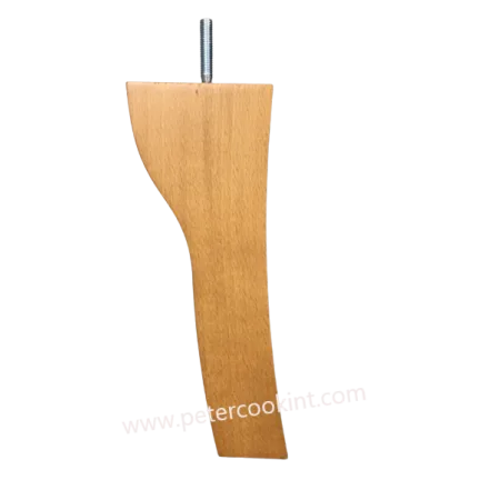 7" (180mm) Medium Oak Finish Right Back Leg