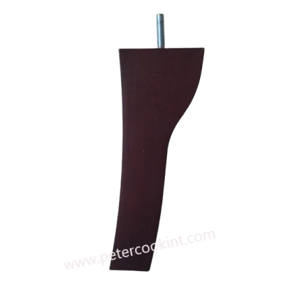 9" (225mm) Mahogany Finish Left Back Leg