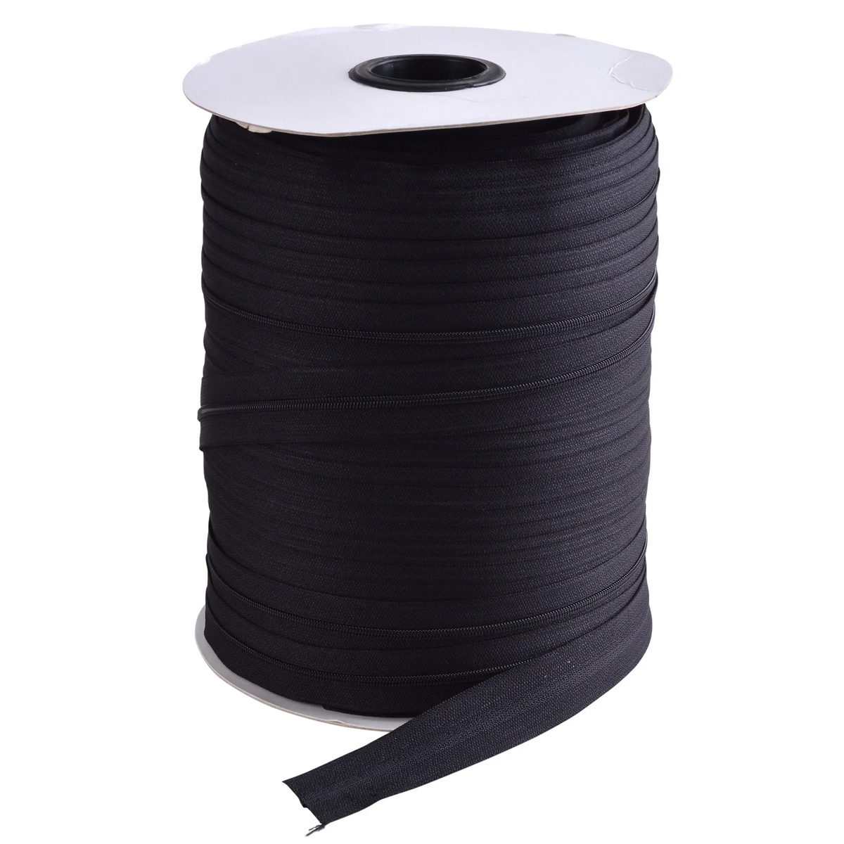 Black Continuous Zip (All Sizes & Colours)