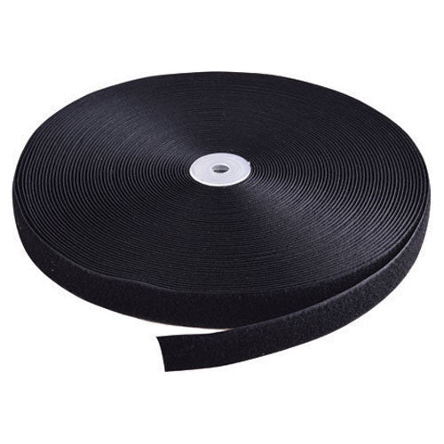 100mm Black Hook & Loop