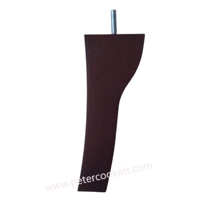 9" (225mm) Mahogany Finish Left Back Leg
