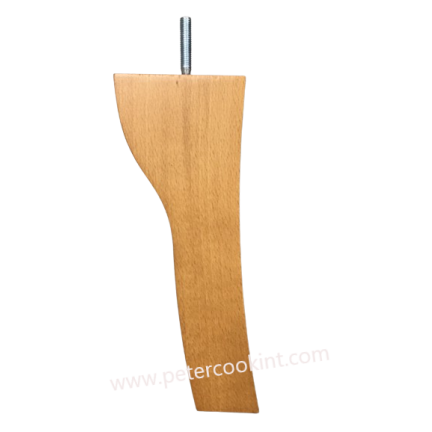 9" (225mm) Medium Oak Finish Right Back Leg