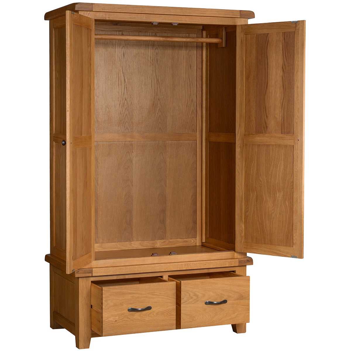 Double Wardrobe With 2 Drawers