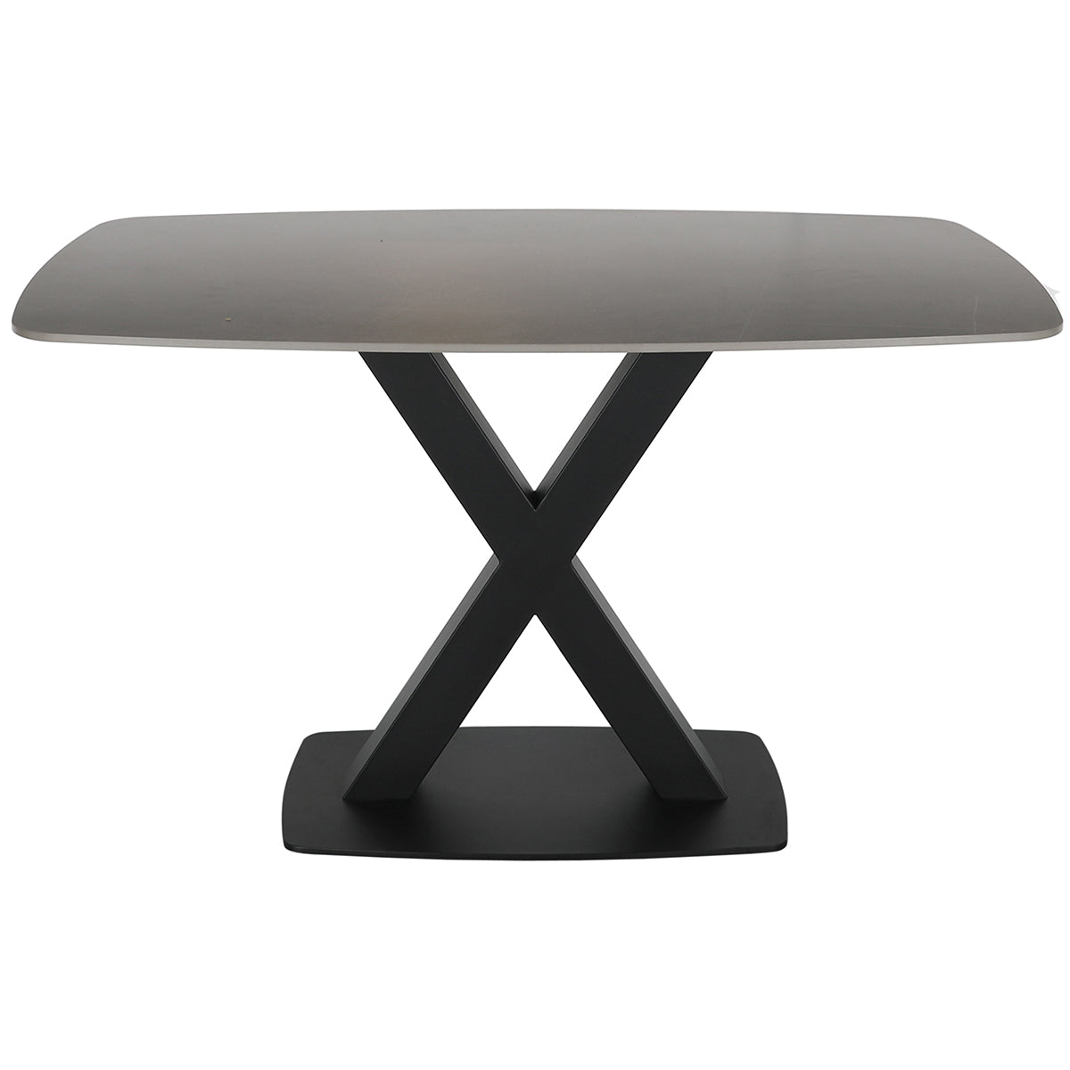 Small Fixed Dining Table - In Grey Stone