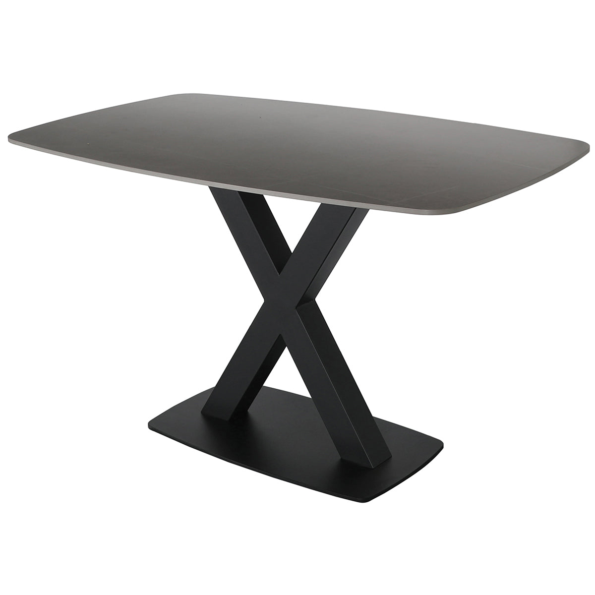 Small Fixed Dining Table - In Grey Stone
