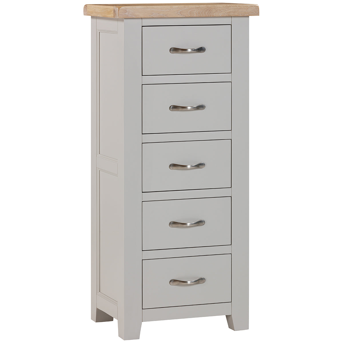 5 Drawer Tall Chest (WPT002 - MOON GREY)