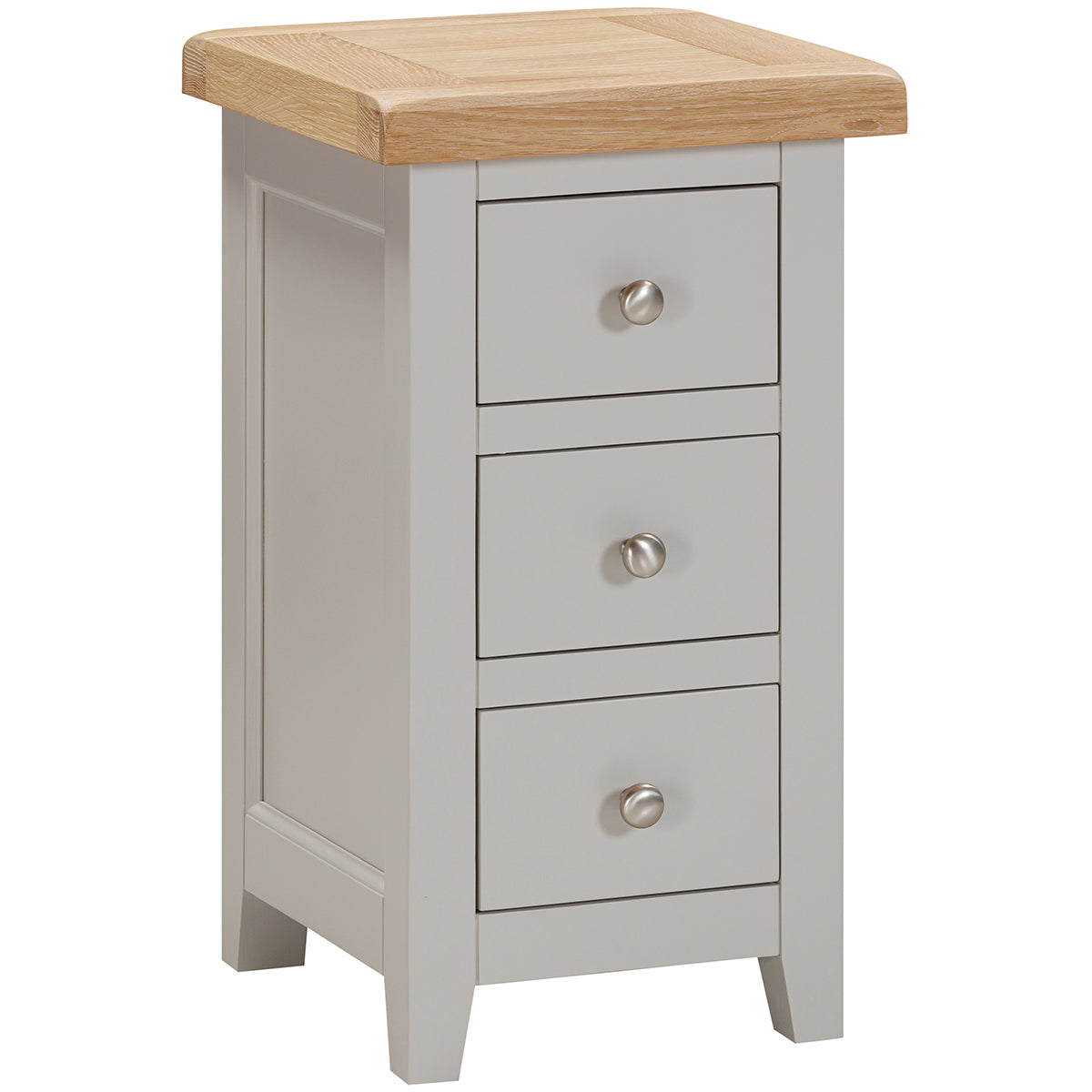 Compact 3 Drawer Bedside (WPT009 - MOON GREY)