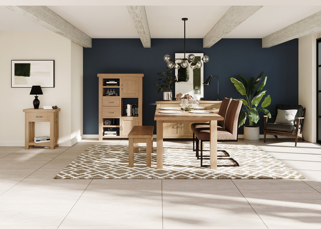 Trent Cantilever Dining Chair In Vintage Brown Pu (TRE001)