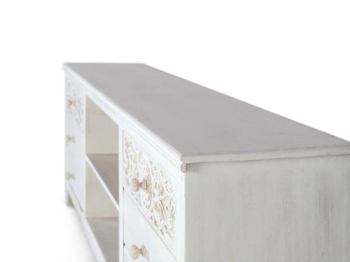 Giner and Colomer Modern TV Stand With 6 Drawers And 2 Open Compartments