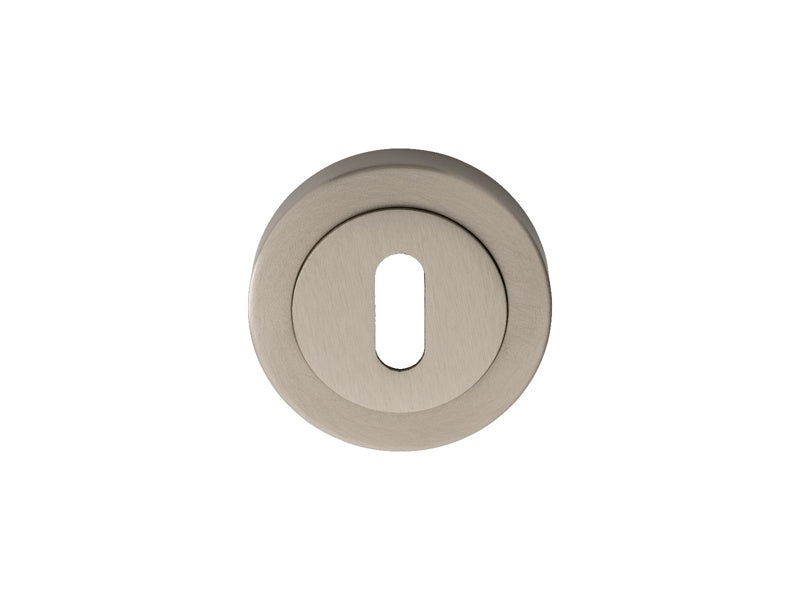 ESCUTCHEON - LOCK PROFILE ON CONCEALED FIX ROUND ROSE NIS (SATIN NICKEL) - SATIN NICKEL - 52MM - EACH