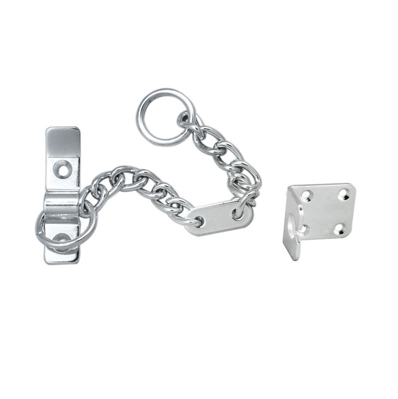 HEAVY DOOR CHAIN - SATIN CHROME - EACH