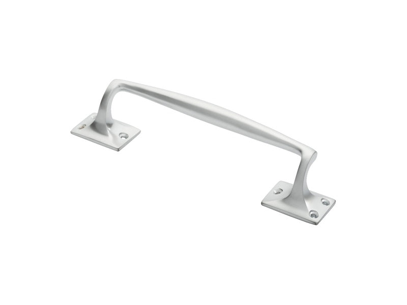 PULL HANDLE (PUB STYLE) - SATIN CHROME - 254MM - EACH