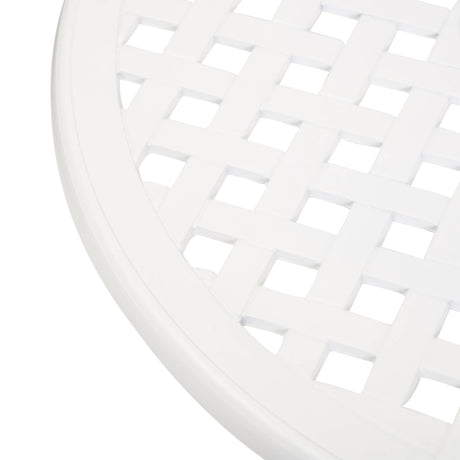 Outsunny Three-Piece Elegant Aluminium Garden Set - White