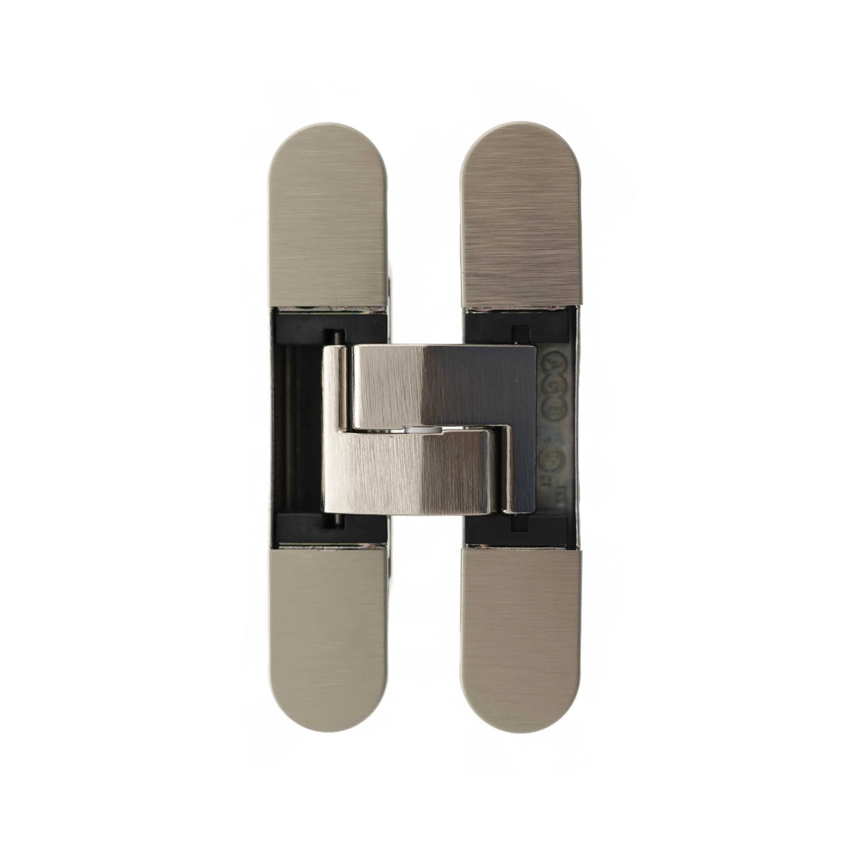 AGB Eclipse Adjustable Concealed Hinge - Satin Nickel - Each
