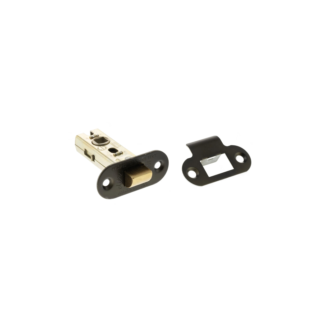 Atlantic Fire-Rated CE Marked Bolt Through Tubular Radius Latch 2.5" - Urban Dark Bronze - Each