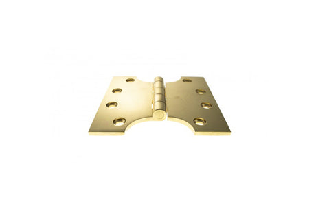 Atlantic (Solid Brass) Parliament Hinges 4" x 2" x 4mm - Polished Brass - APH424PB - (Pair)