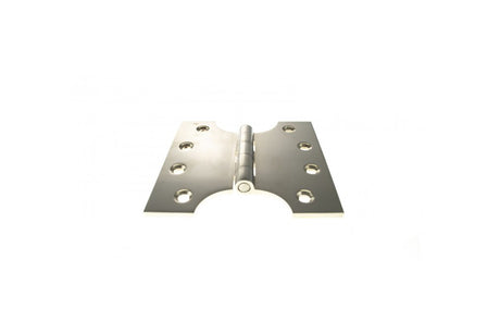 Atlantic (Solid Brass) Parliament Hinges 4" x 2" x 4mm - Polished Nickel - APH424PN - (Pair)