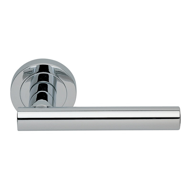 CALLA LEVER ON CONCEALED FIX ROUND ROSE CRO (POLISHED CHROME) - POLISHED CHROME - 51MM - PAIR