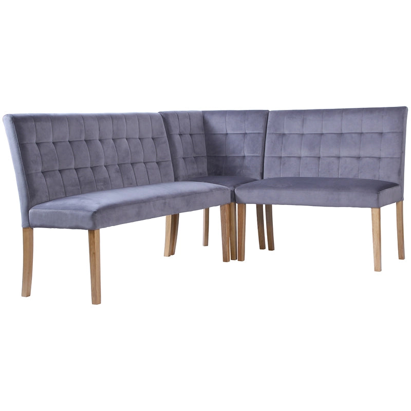 Ashbury Corner Bench Set in Graphite (ASH901)