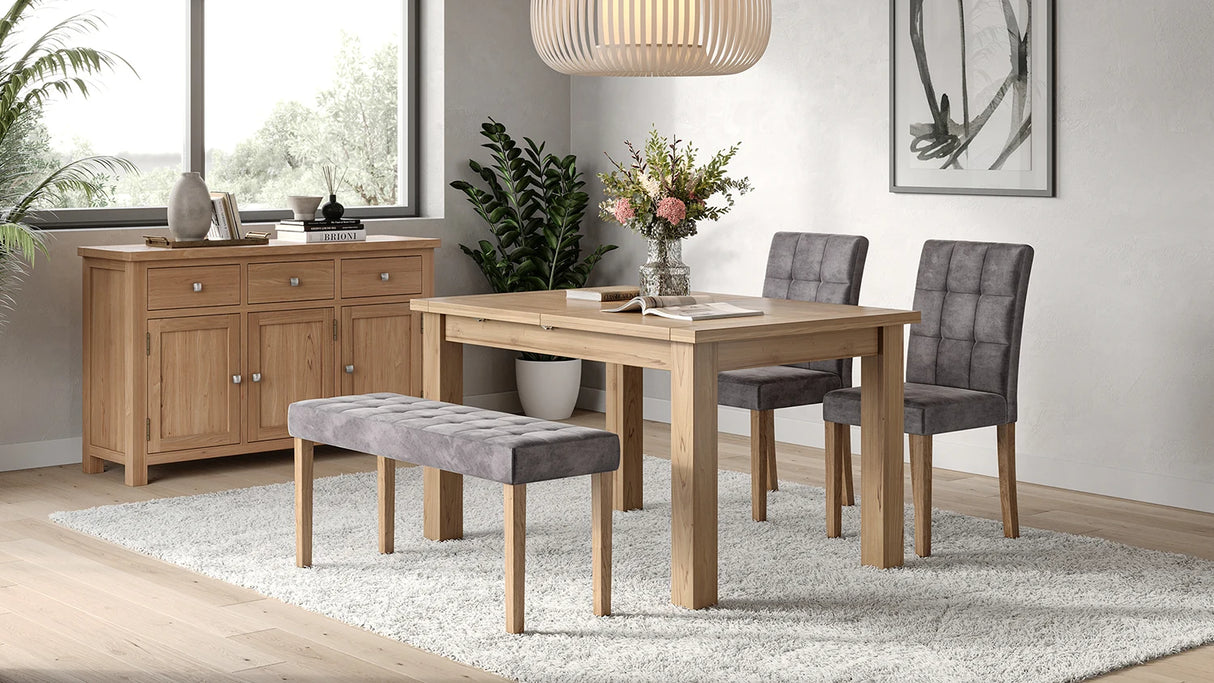 Ashbury 104cm Bench in Graphite (ASH301)