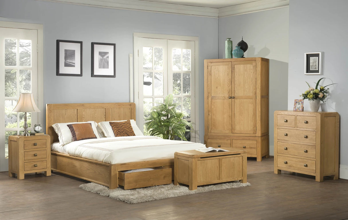 Compact 3 Drawer Bedside
