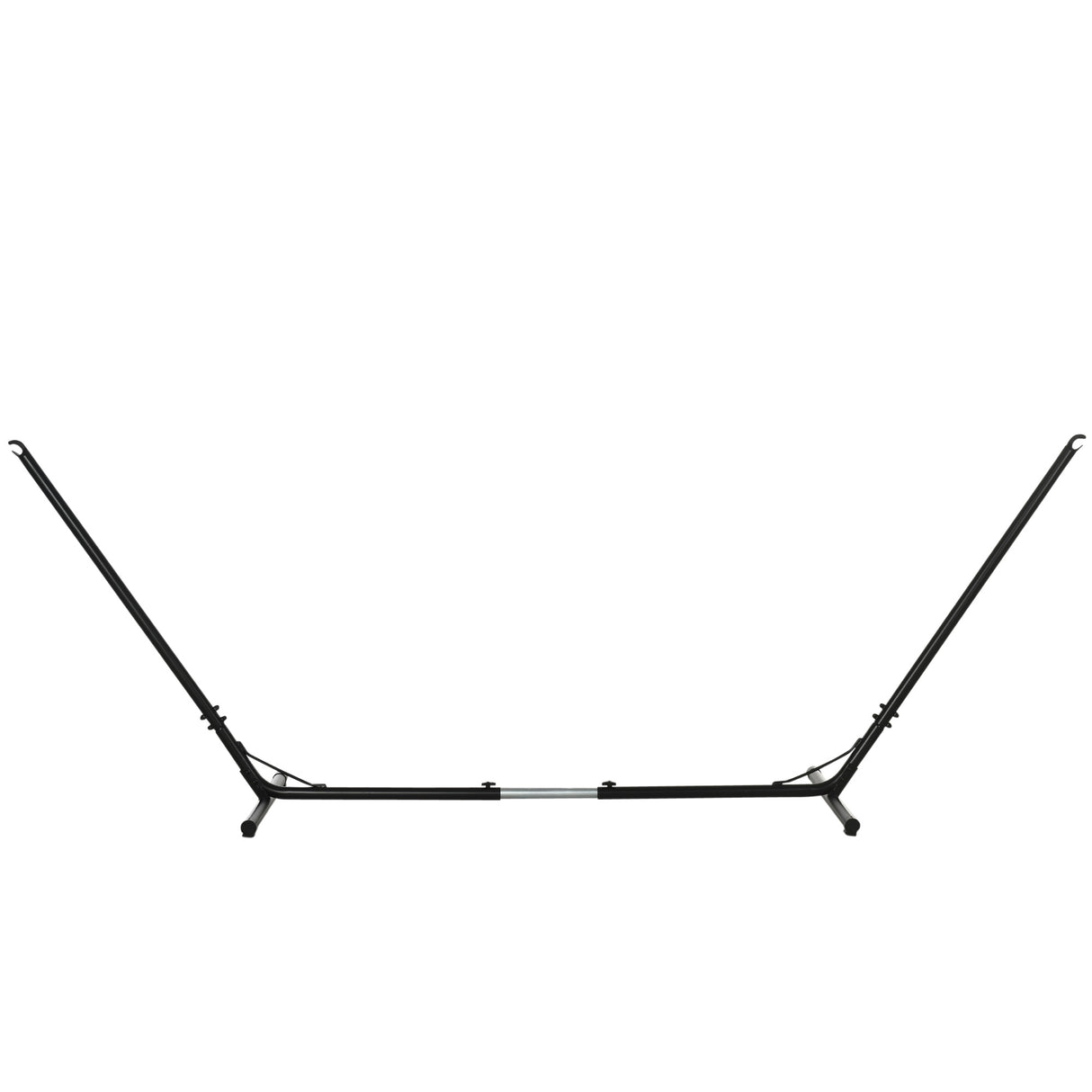 Outsunny 3.13.8m Adjustable Universal Hammock Stand Metal Frame Garden Camping Picnic Outdoor Patio Replacement Stand Only