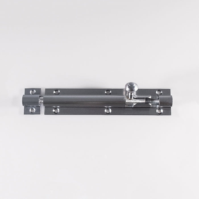 152 X 32MM BARREL BOLT C/W KEEP FLAT & ANGLED MORTICE KEEPS - SATIN CHROME - 32MM - EACH