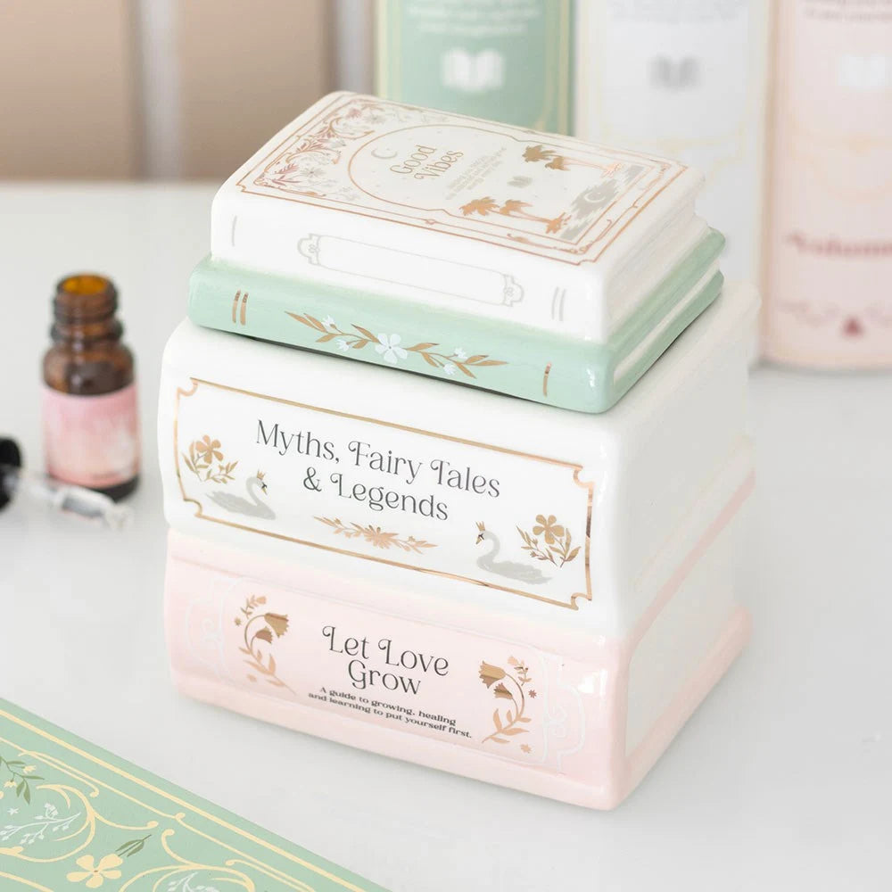 Book Stack Oil Burner