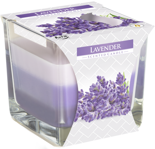 Rainbow Jar Candle - Lavender