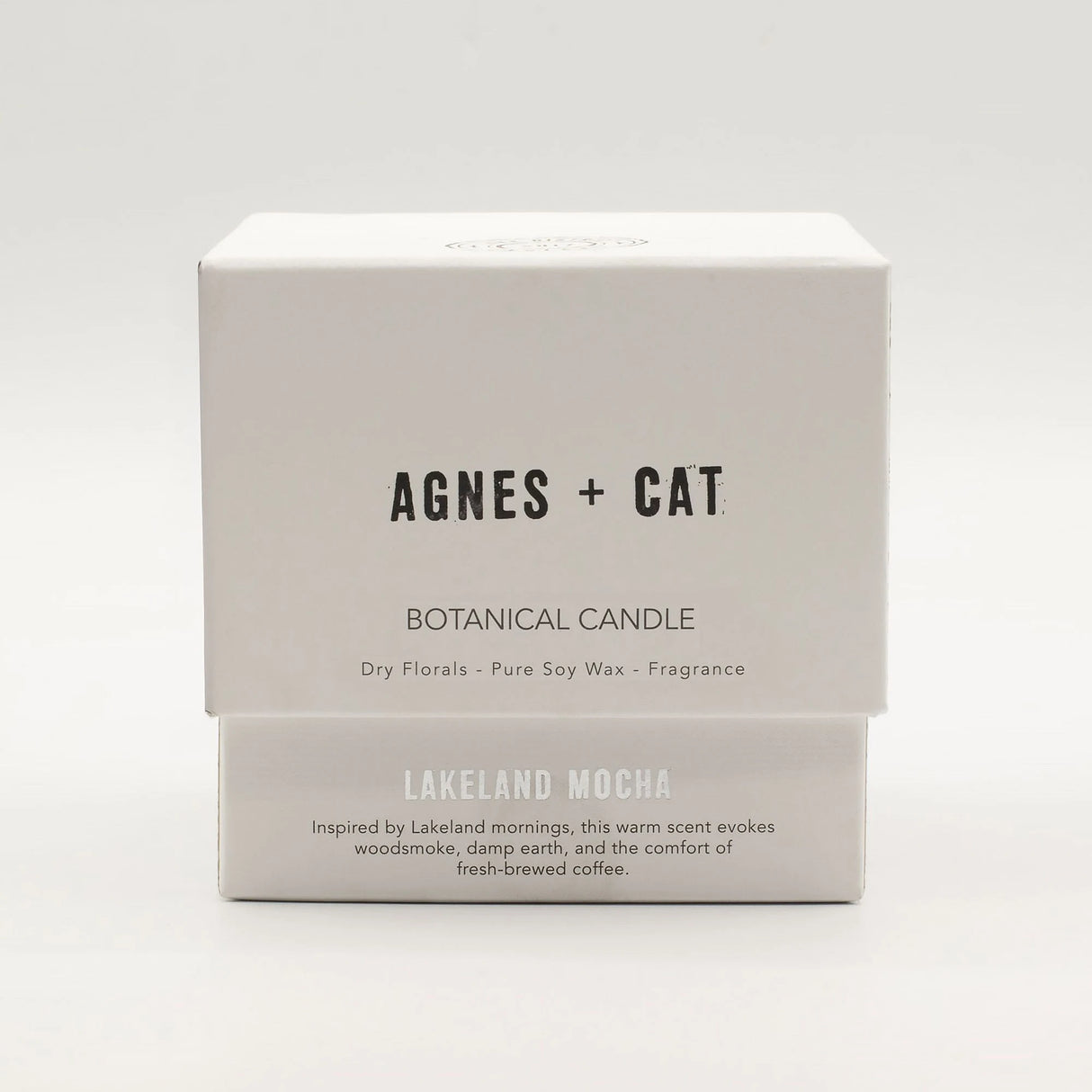 Agnes + Cat Botanical Soy Wax Candle - Lakeland Mocha