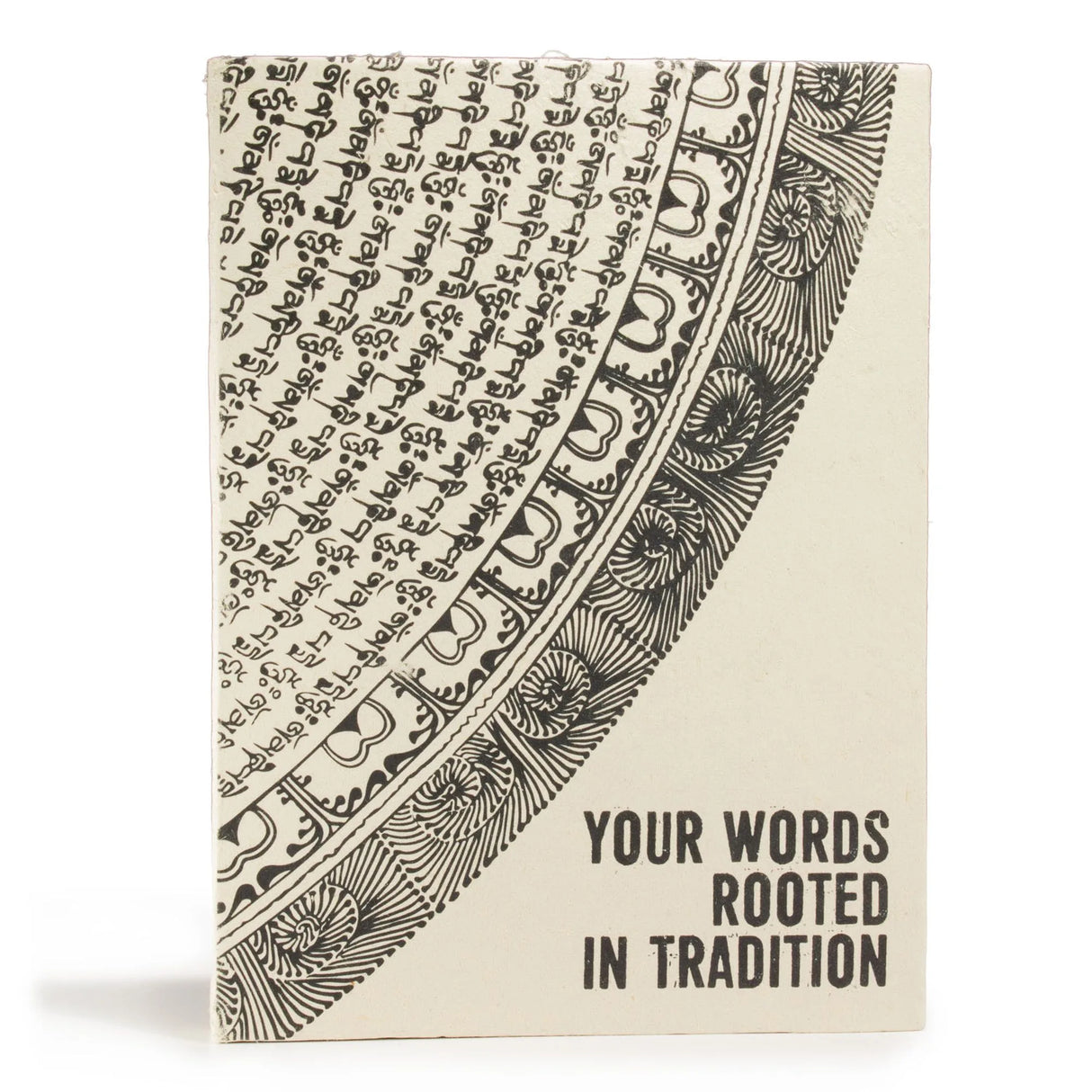 Lokta Inspiration Notebook Your Words Large (21x15cm) 45 Leaves Includes Bookmark