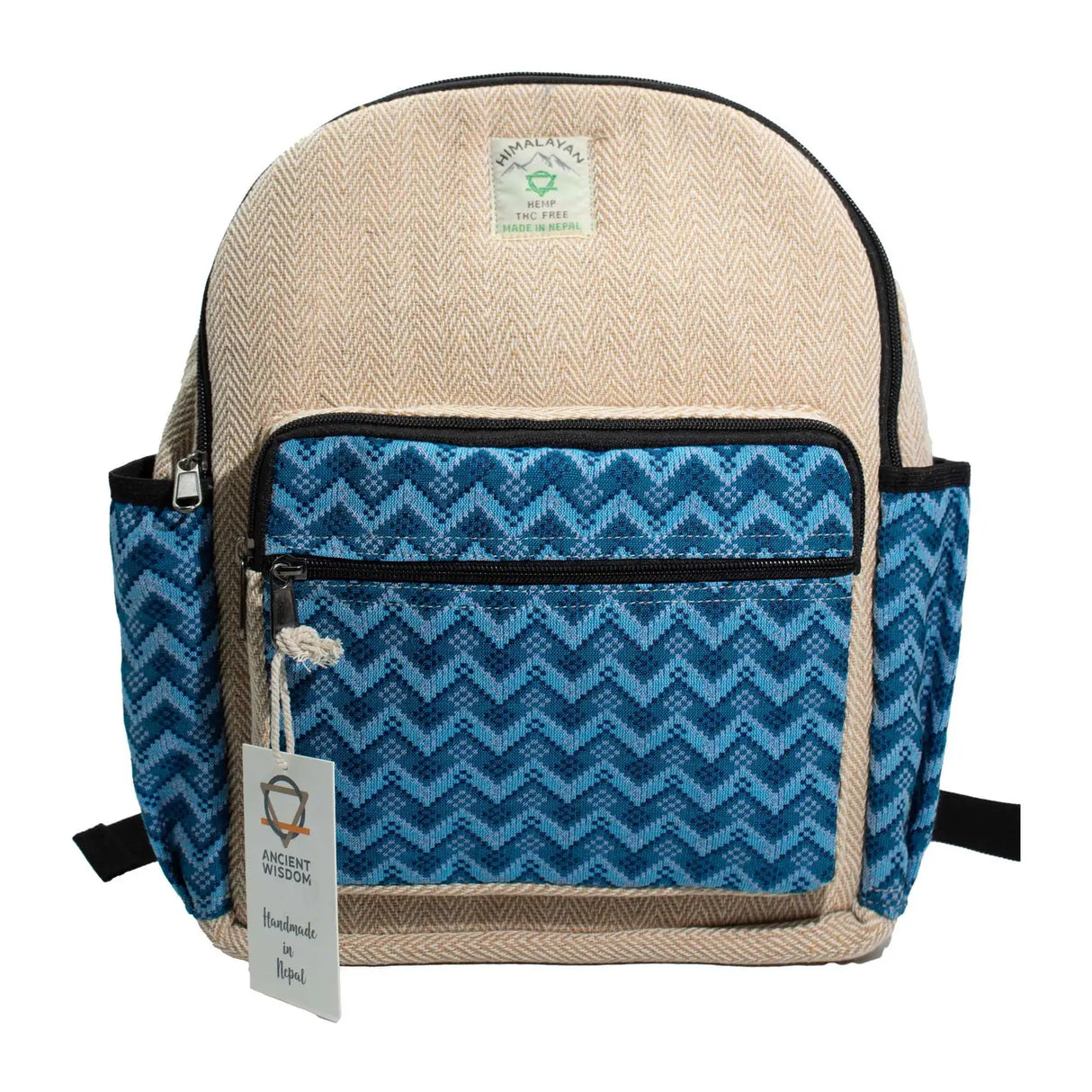 Large Kathmandu Backpack - Dhaka Design (39x28x13cm)