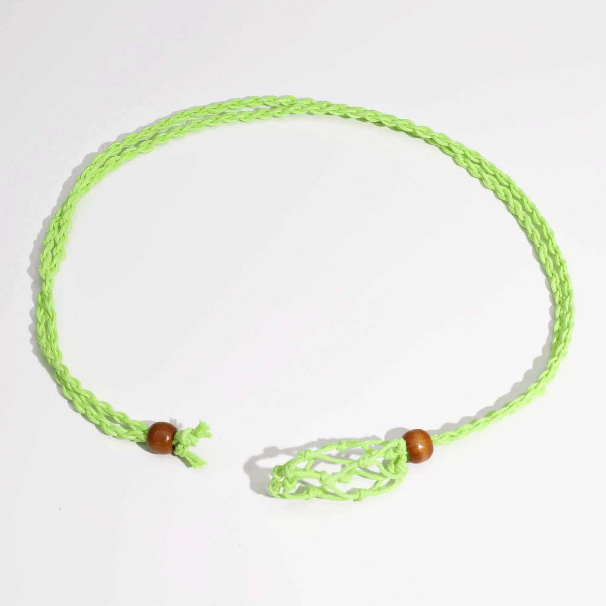 Gemstone Necklace Cord - Green