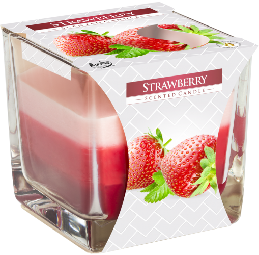 Rainbow Jar Candle - Strawberry