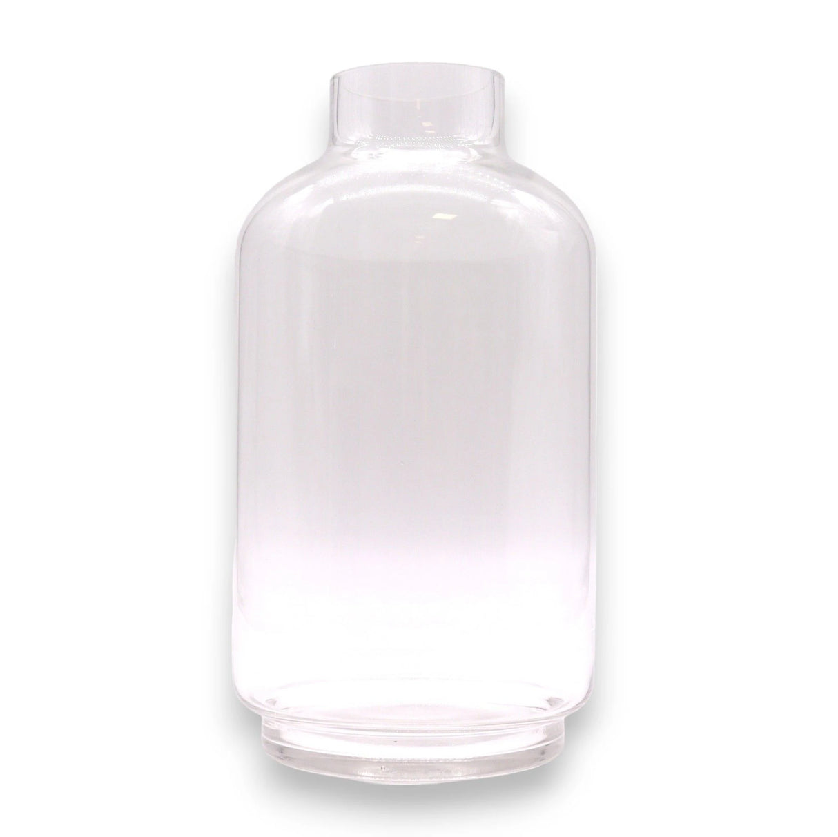 Large Ball Top Terrarium on Dark Tung Wood