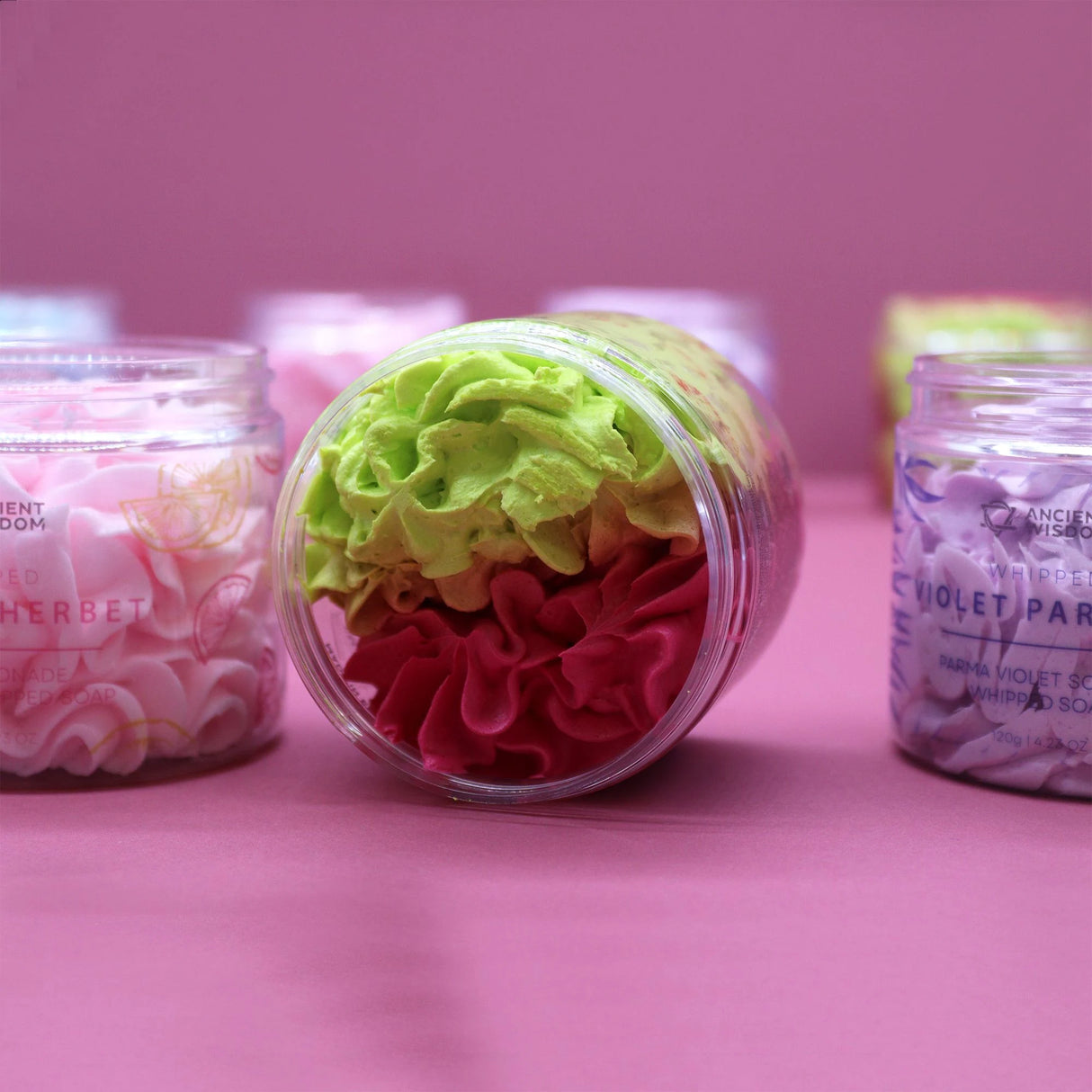 Strawberry & Kiwi Whipped Soap 120g