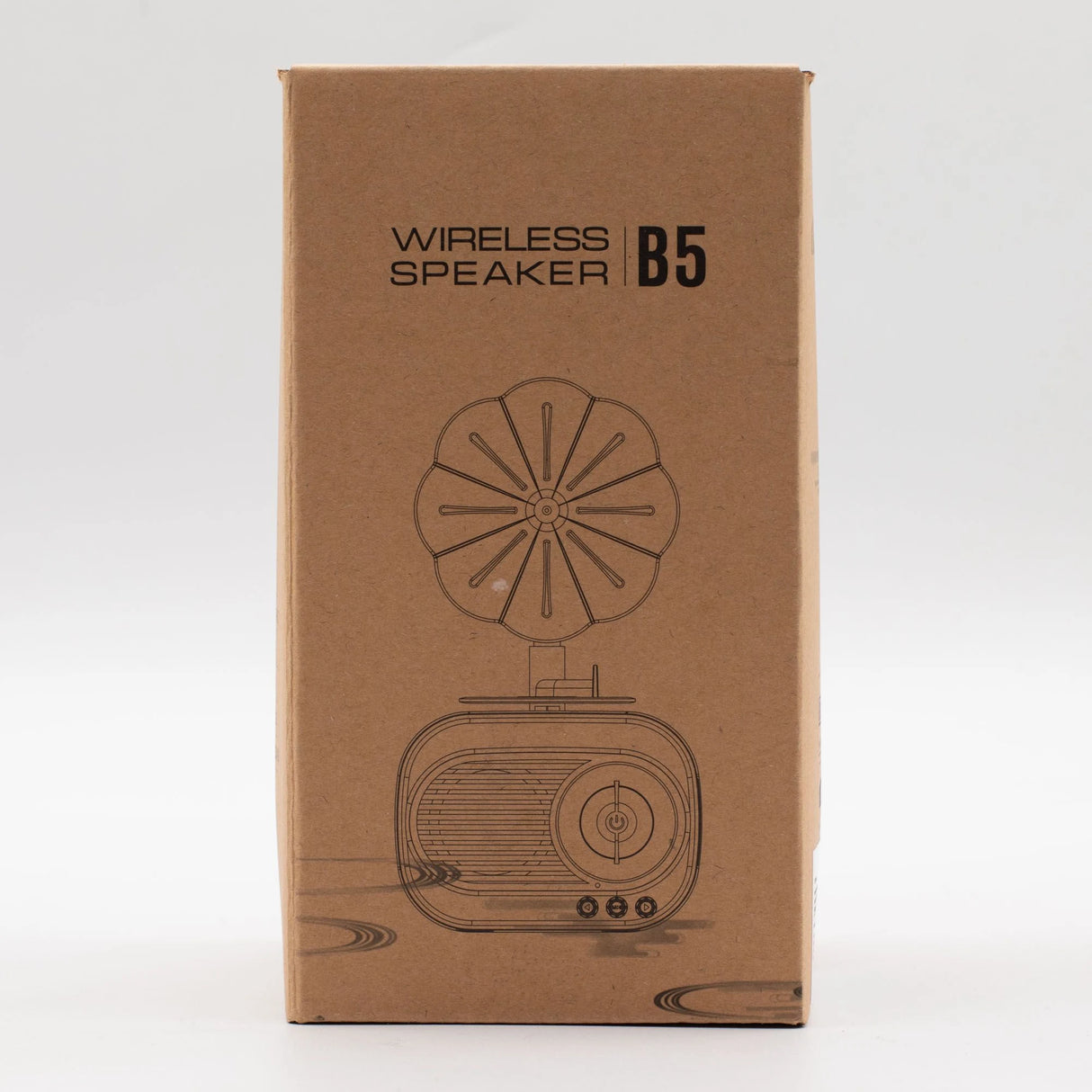 Retro Mini Gramophone Speaker - Bluetooth & FM Radio - 5 watt x 1