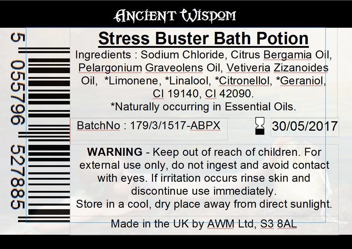 Bag Labels for Stress Buster (4 sheets of 18)