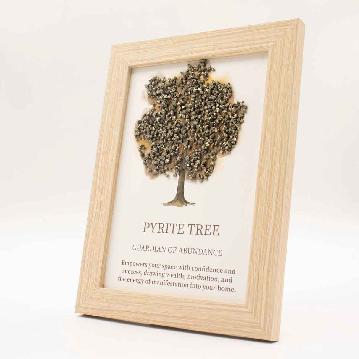 Gemstone Picture - Tree of Life - Pyrite (20x14.7x1cm)