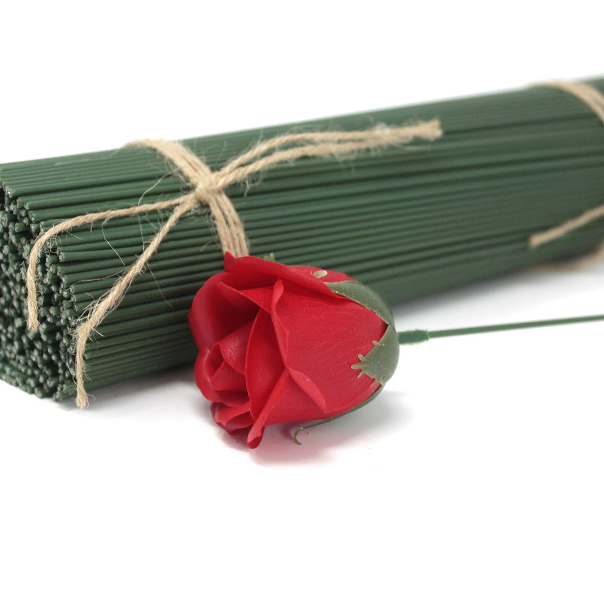 Craft Soap Flowers - Sml Sunflower - Red