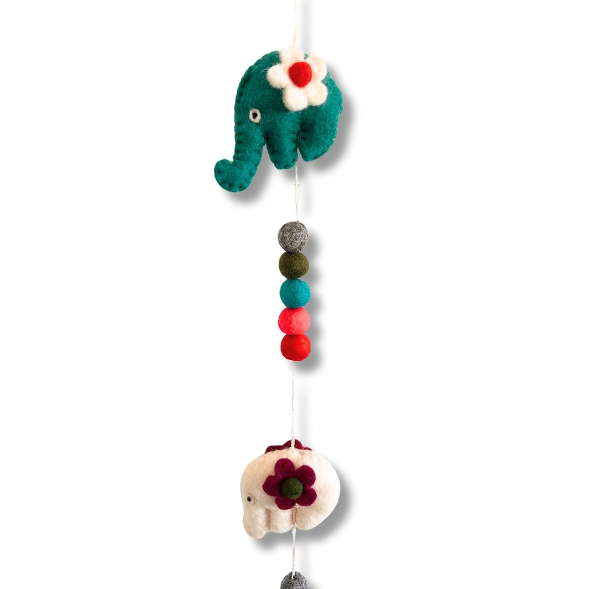 Felt Wall Hanging -Elephants (random colours)