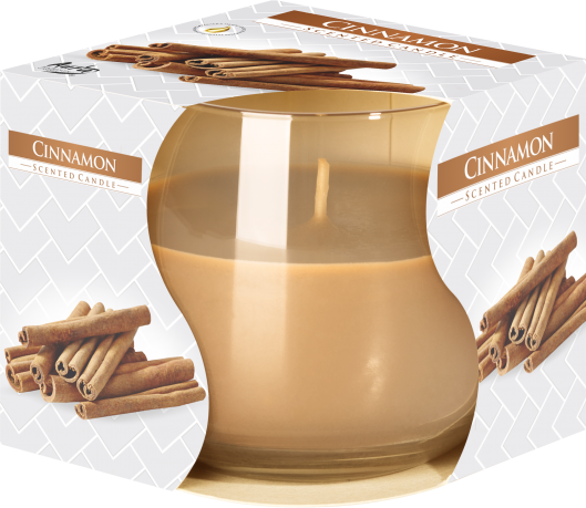 Scented Glass Jar Candle - Cinnamon