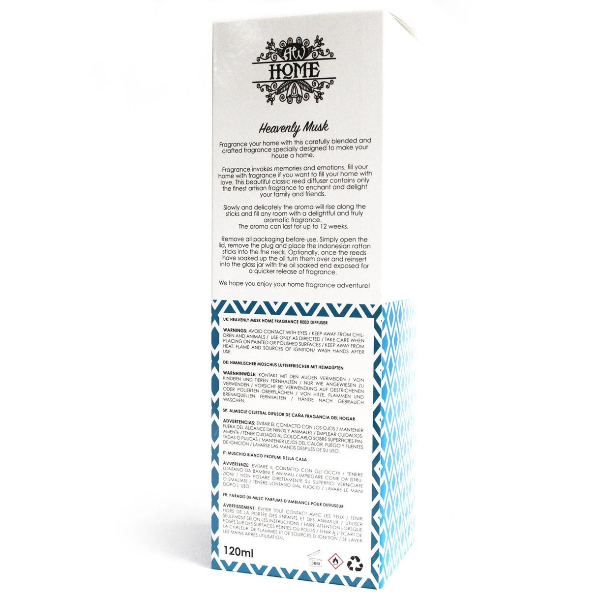 120ml Reed Diffuser - Heavenly Musk